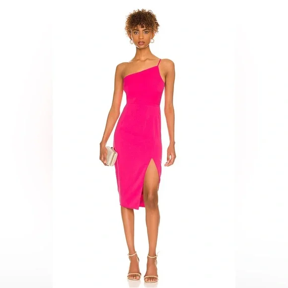 hot pink dresses revolve Hot Pink Dress Dresses